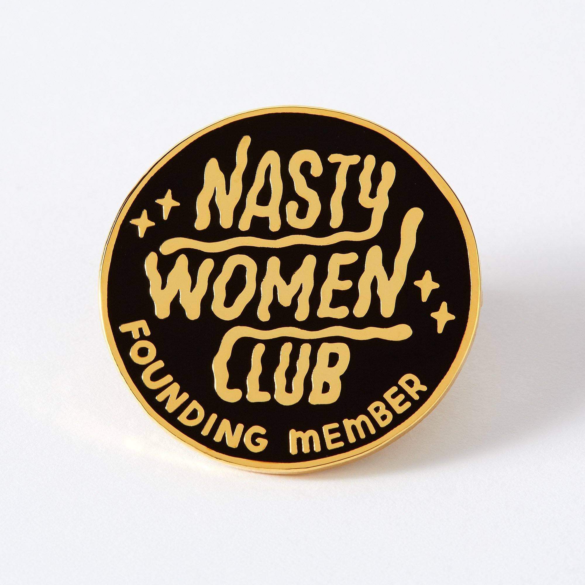 Punky Pins – wholesale Nål och knapp för kavajslag – Nasty Women Club grundarmedel emaljpin1