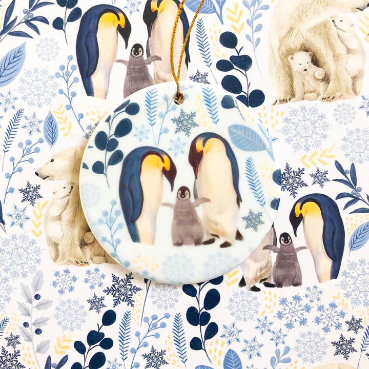 Fawn and Flo Designs - Wholesale Ornament - Penguin Christmas Tree Ornament