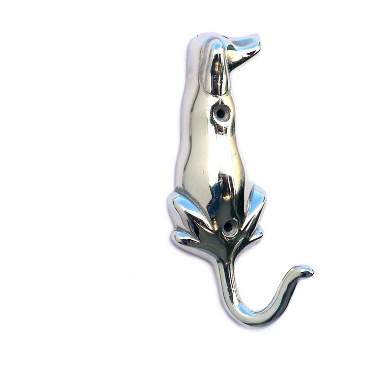 Hampton Ironworks - Wholesale Wall Hook - Chrome Decorative Dog Hook 6""2