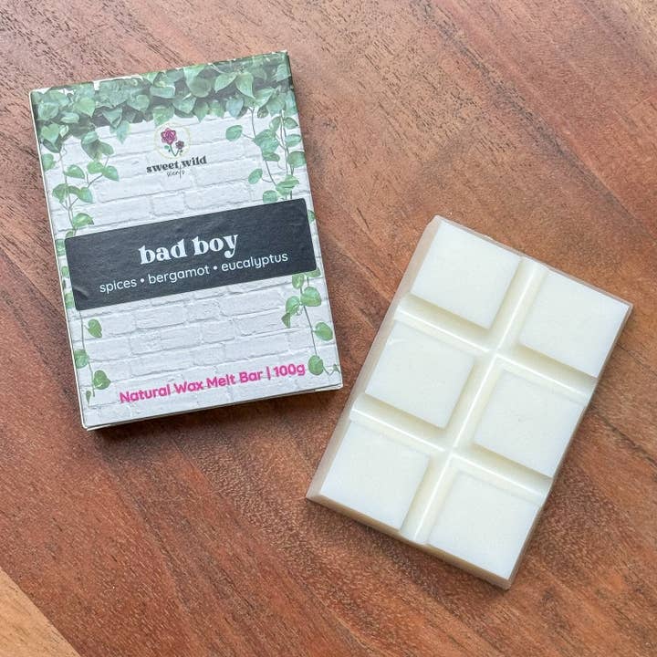 Natural Wax Melt Bad Boy - Long-Lasting Fragrance for wholesale by Sweet Wild Scents