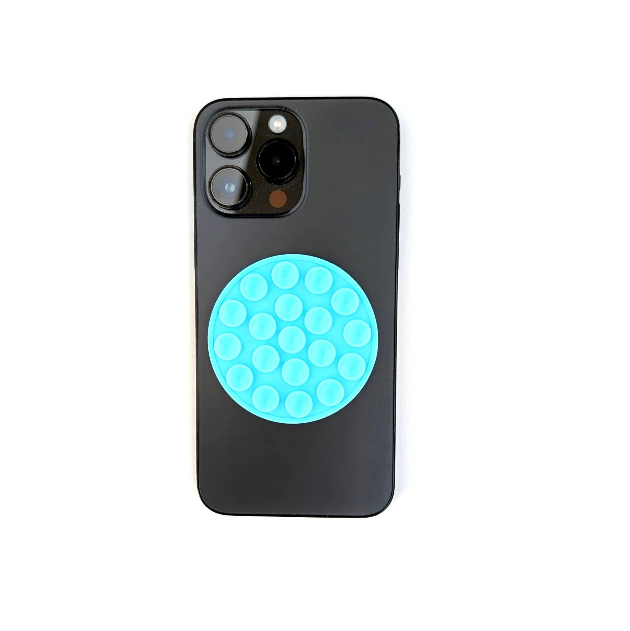 iconic mi - Wholesale Phone Grip - Phone Sticky Grip 2 Sided Suction Pad Round Blue