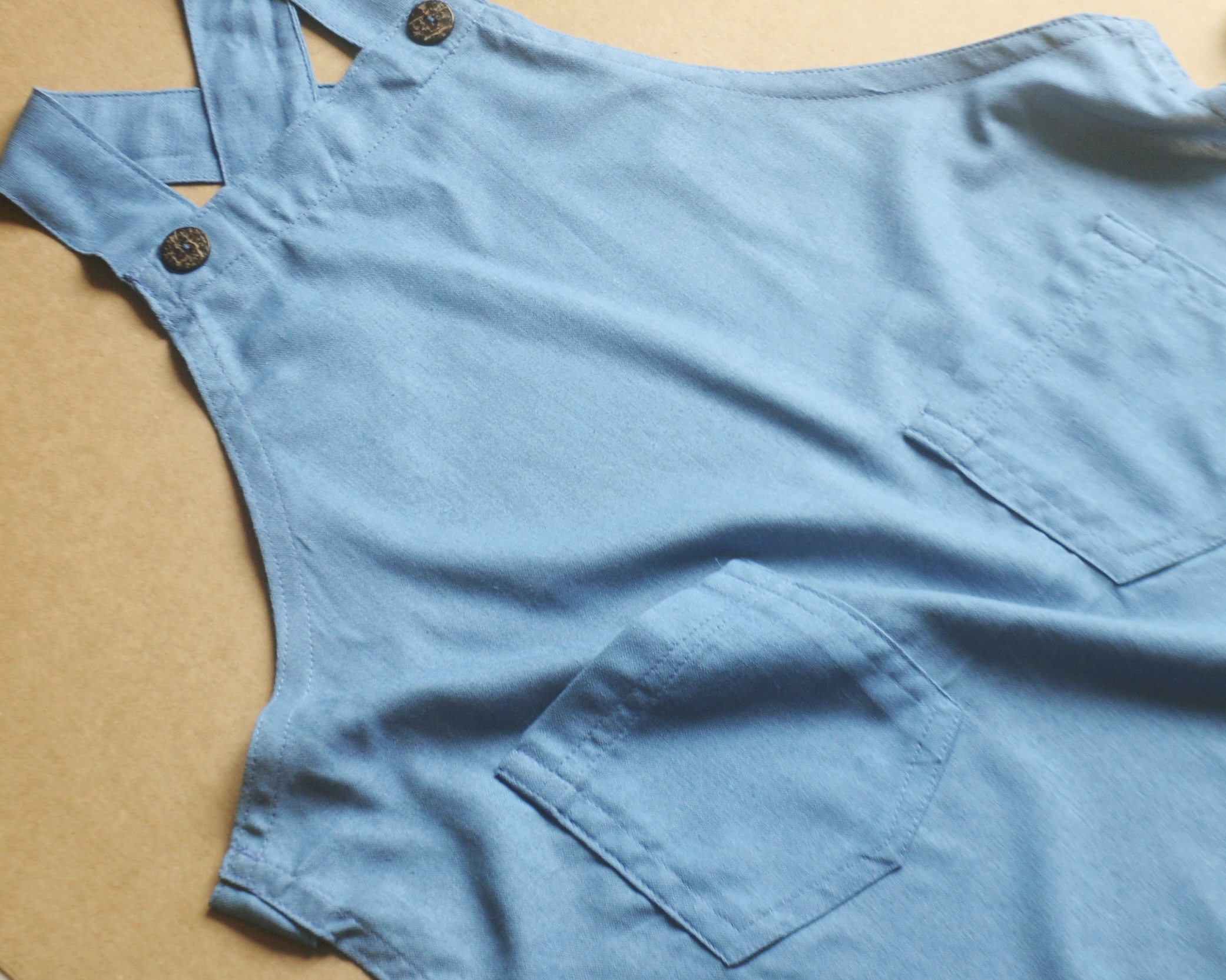 Smilogy Kids Ltd – wholesale Apron – Kids – Denim Blue Kids Linen Apron6