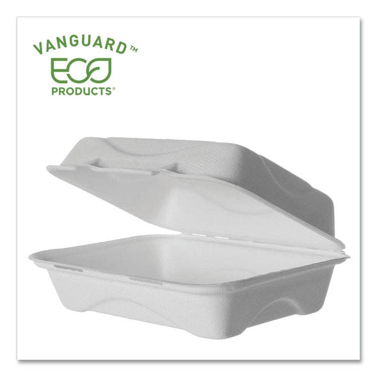 Everyday Supply Co - Wholesale Food Storage Container - Eco Vanguard Compostable Clamshells, 9x6x3, 250/Carton0