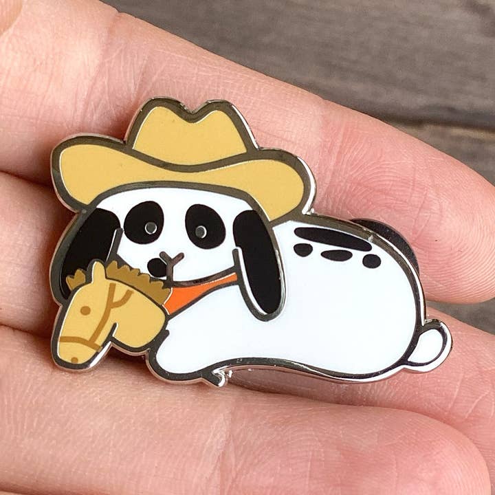 Cowboy Bunny Pin for wholesale by Fubini Crafts