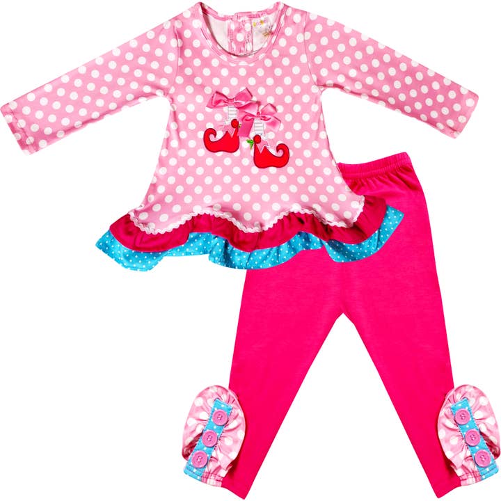 Angeline Kids - Wholesale Top & Pant Set - Kids - 50pcs Lot NWT Christmas Outfits & Shirts Wholesale Bulk 4
