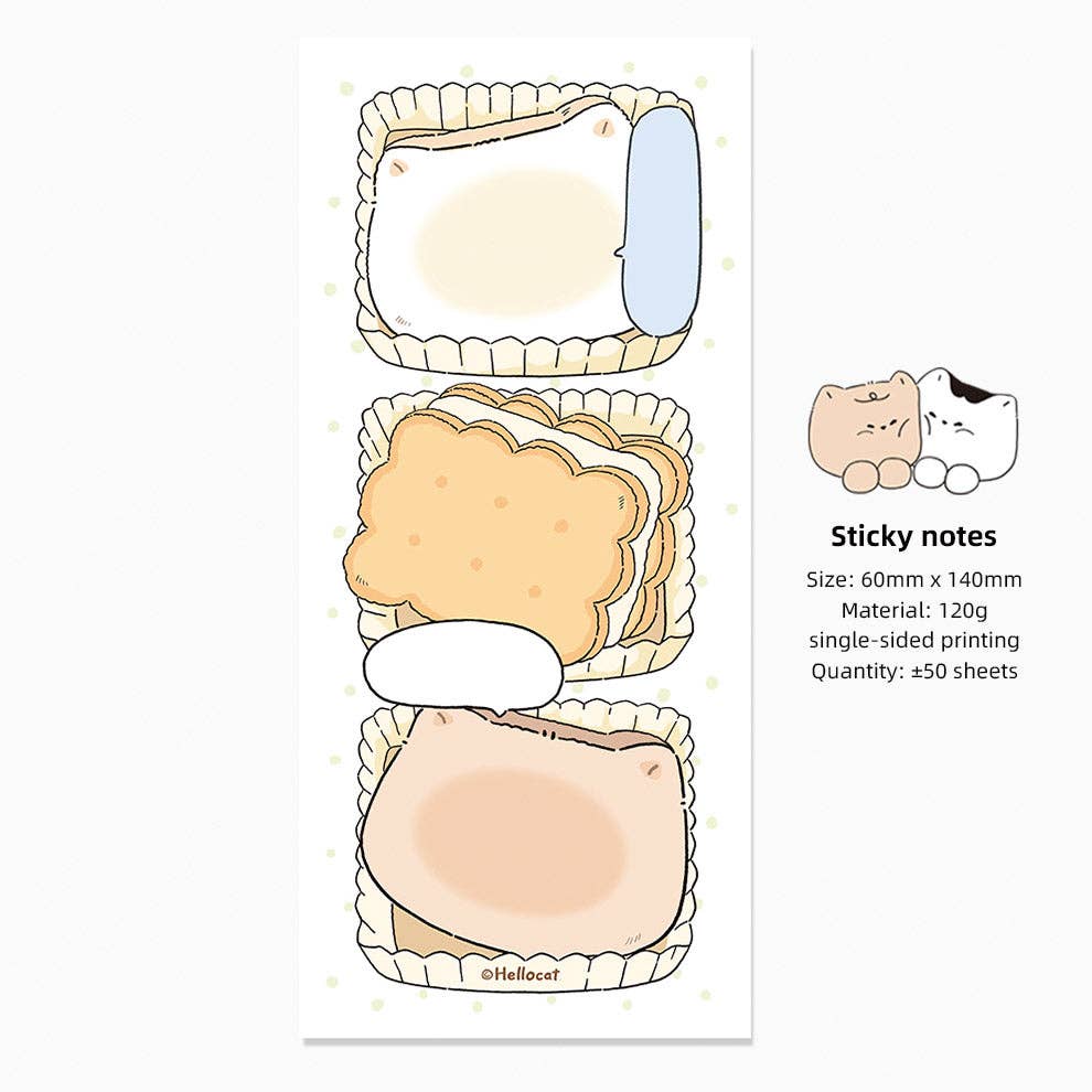 Hello Claws Limited - Wholesale Notepad - Hello Cat | Cookie Memo Note Pad4