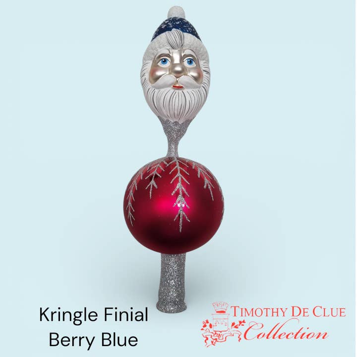 Timothy De Clue Collection - Wholesale Tree Topper - Kringle Finial Tree Topper -German Christmas Collection