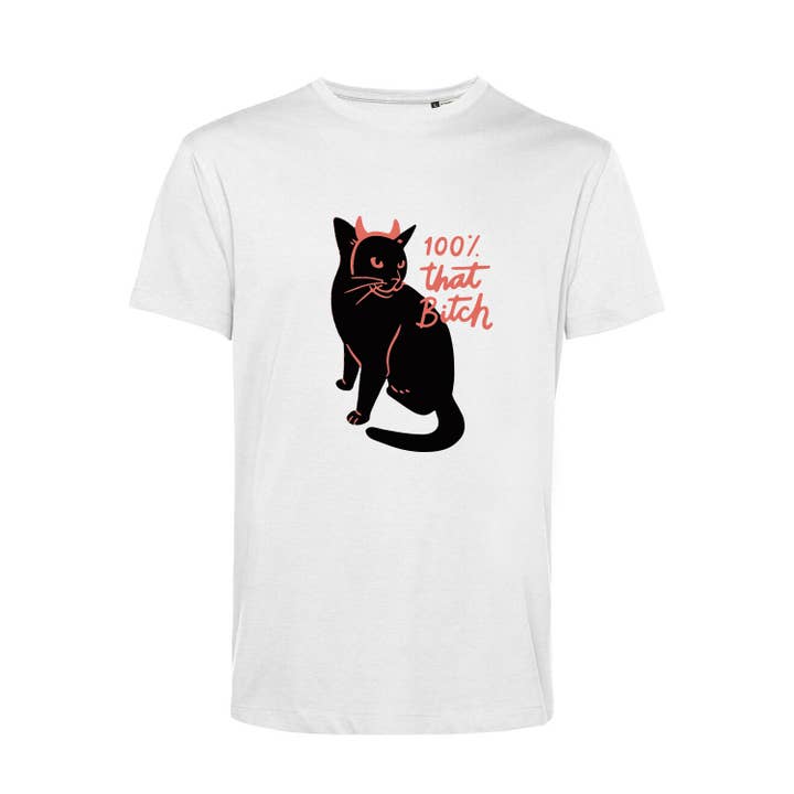 #MAISENZA - Wholesale Screen Printed T-Shirt - Women's - Women's Printed T-Shirt - 100% That Bitch0