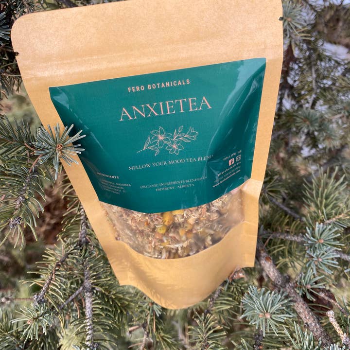 Anxietea Herbal Tea Blend for wholesale by Fero Botanicals