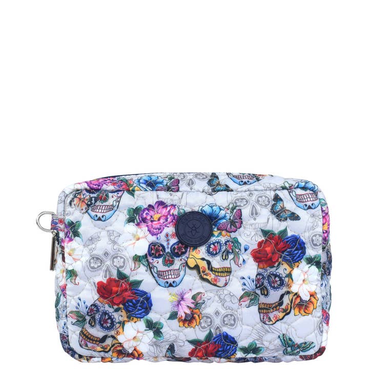 Wanderlust Quilted Fabric Organizer Pouch (Small)-18002 for wholesale by Anuschka | Vanya Lara (USA)