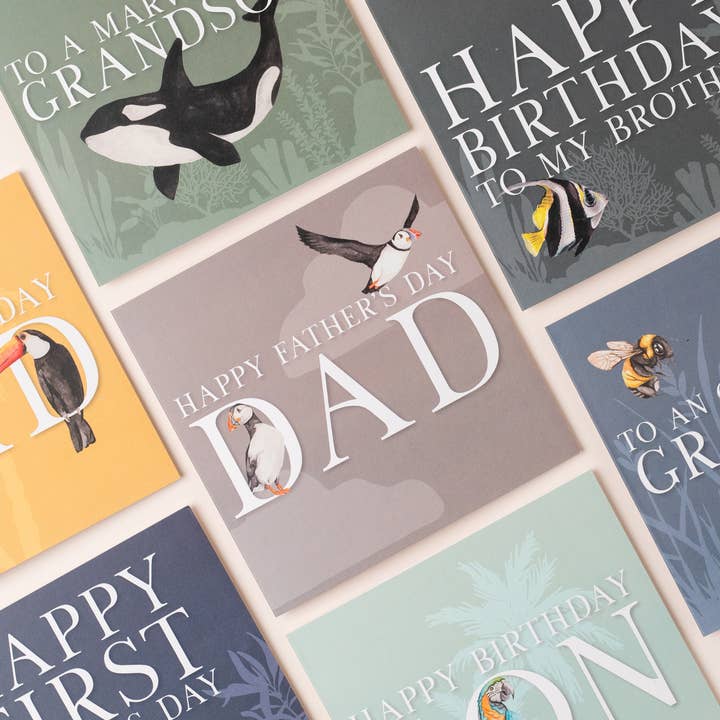 lil wabbit - Wholesale Father's Day Card - Bee Outstanding Grandad card