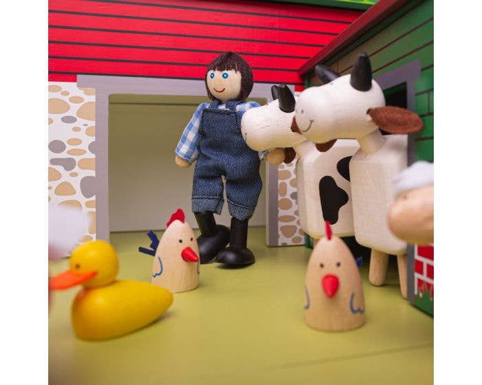 Bigjigs Toys - Vente Jouet en bois – enfant - Animaux de la ferme1