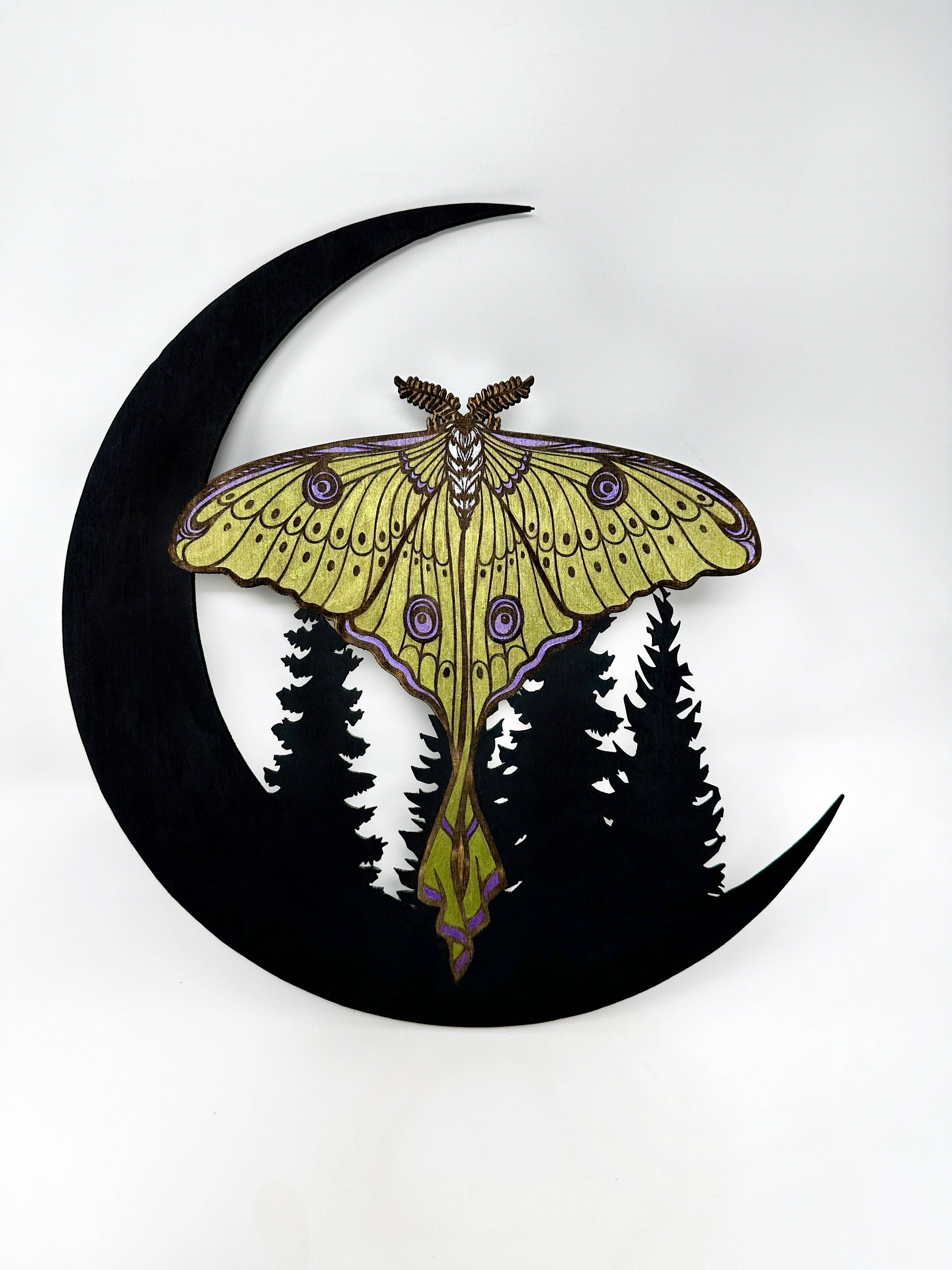 Faux Theory Design - Wholesale Wall Accent - Luna Moth Wall Hanging2