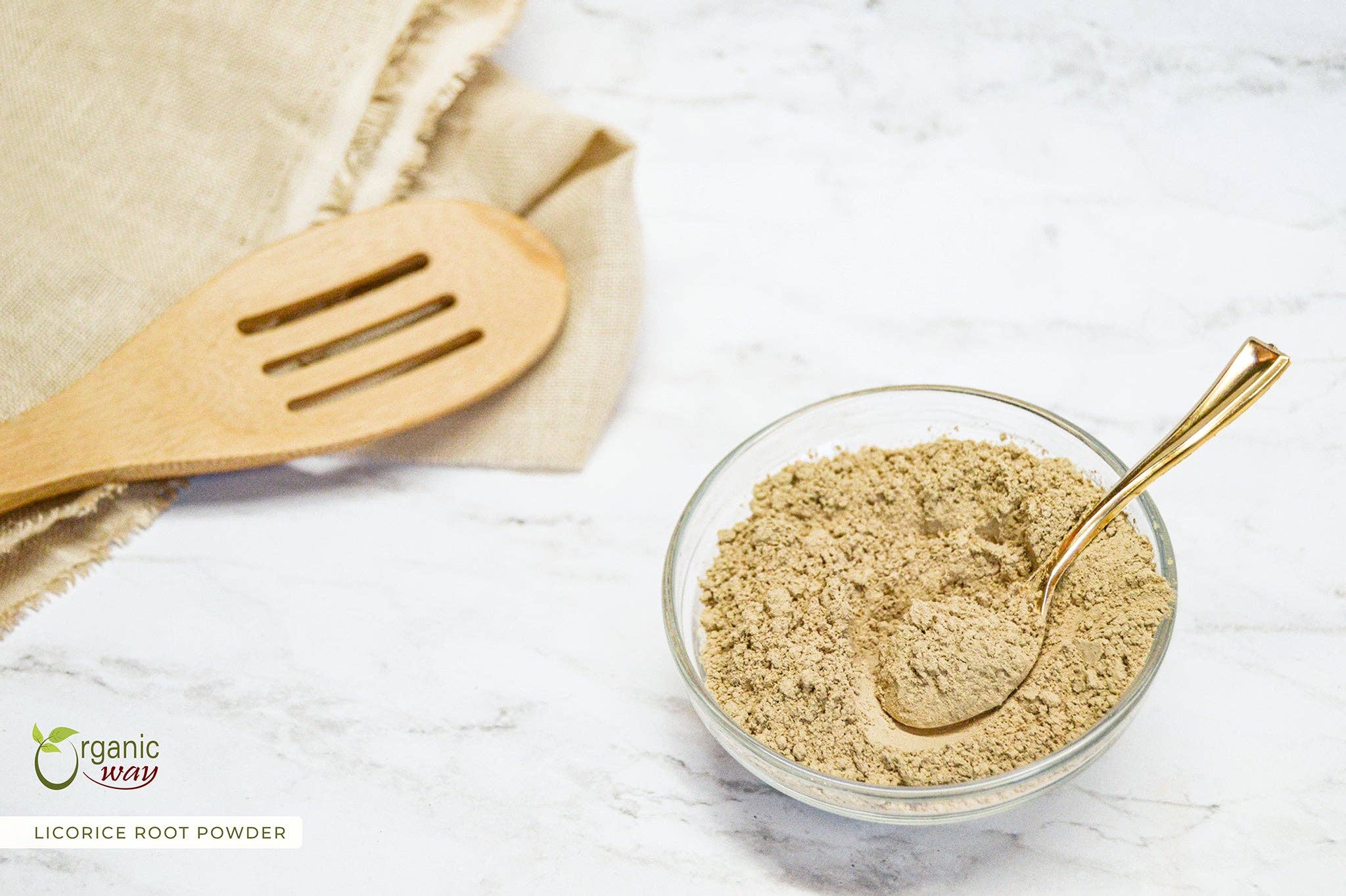 Organic Way LLC - Wholesale Kruiden - Zoethoutwortelpoeder (Glycyrrhiza Glabra) - Kruidenthee | Koosjer & USDA Gecertificeerd | Veganistisch, Non-GMO & Glutenvrij | Getest op Zware Metalen en Zuiverheid | 100% Rauw uit India2