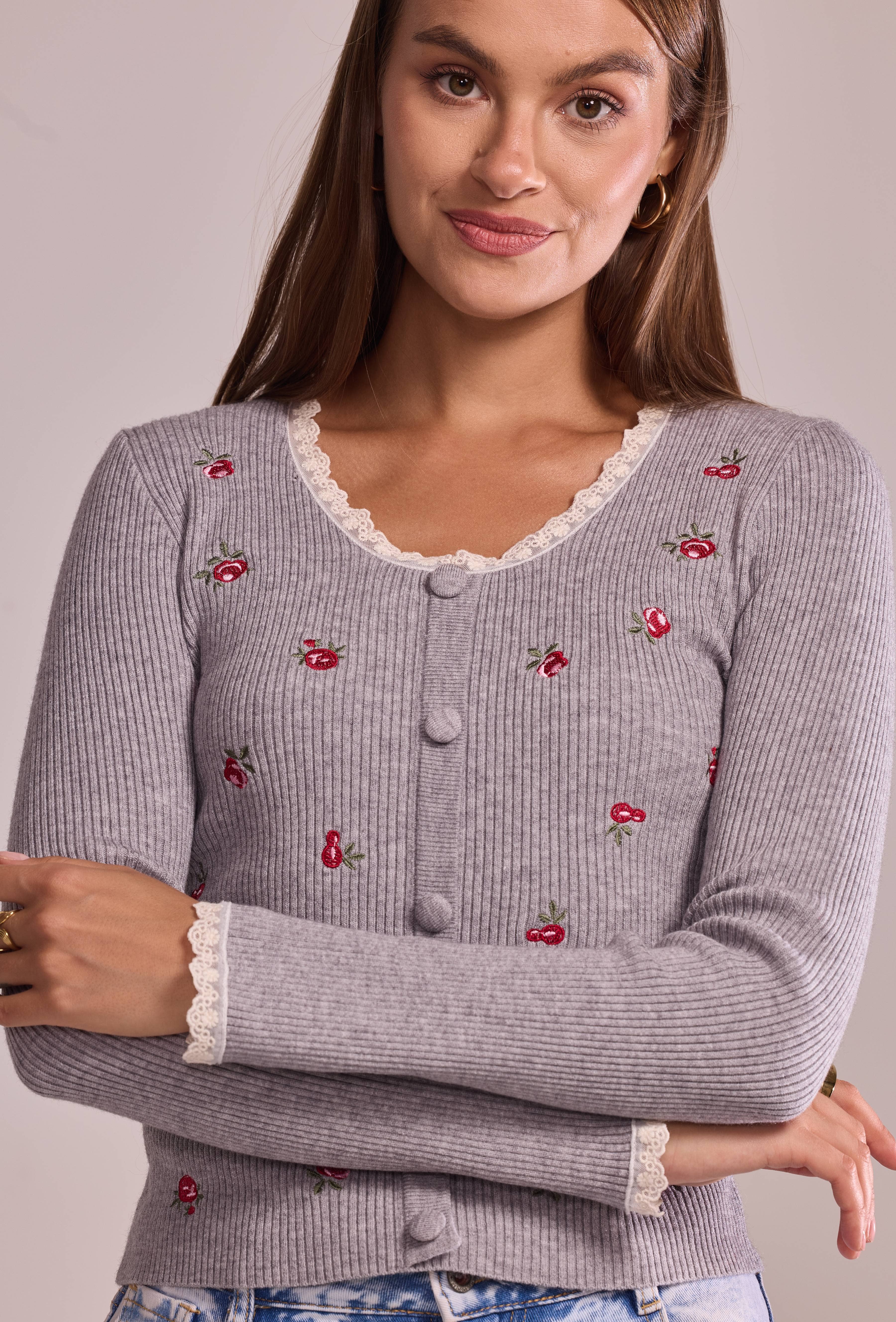 Cherry Paris - Wholesale Knit Sweater - Women's - Pull Ysée - IY257029