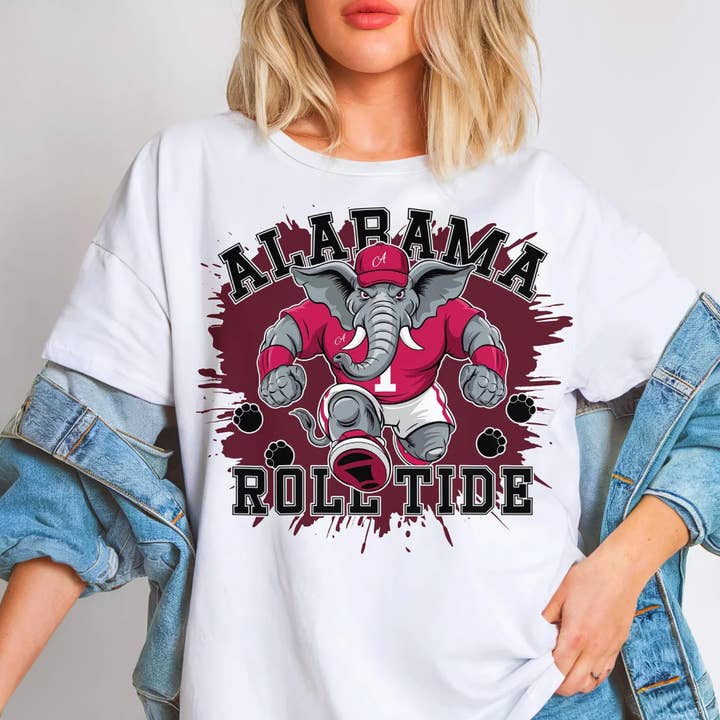 Alabama Roll Tide Tee or Sweatshirt for wholesale by Kiki's Boutique