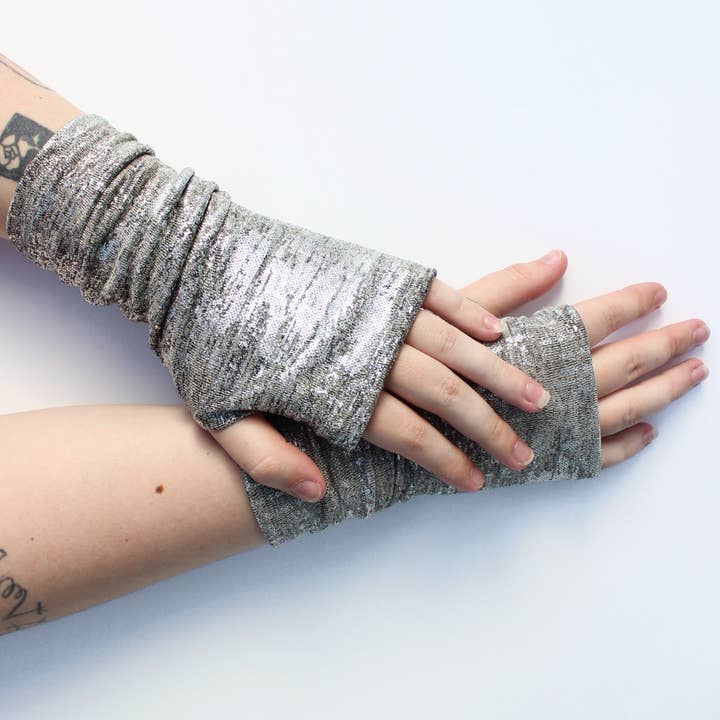 Reflection Knit Gloves for wholesale by Dana Herbert