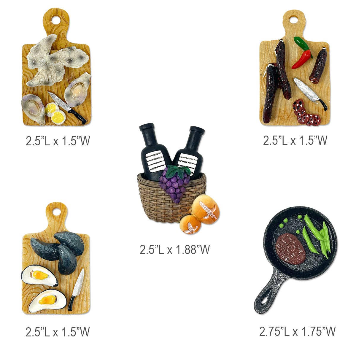 Wrapables.com - Wholesale Magnet - Wrapables 3D Resin Fridge Magnets, Food Simulation13