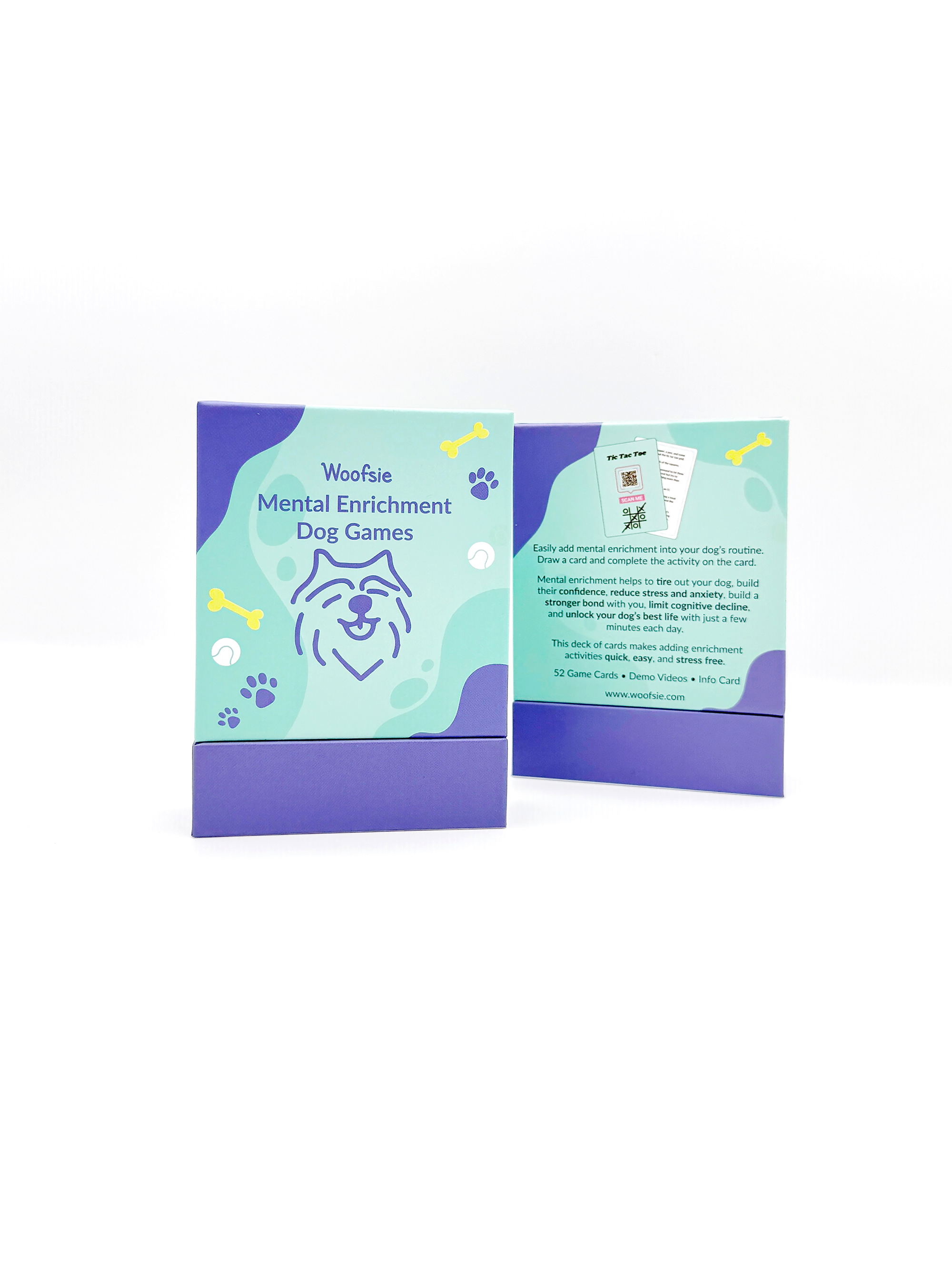 Woofsie - Wholesale Pet Toy Set - Dog - Mental Enrichment Dog Games Deck of Cards1