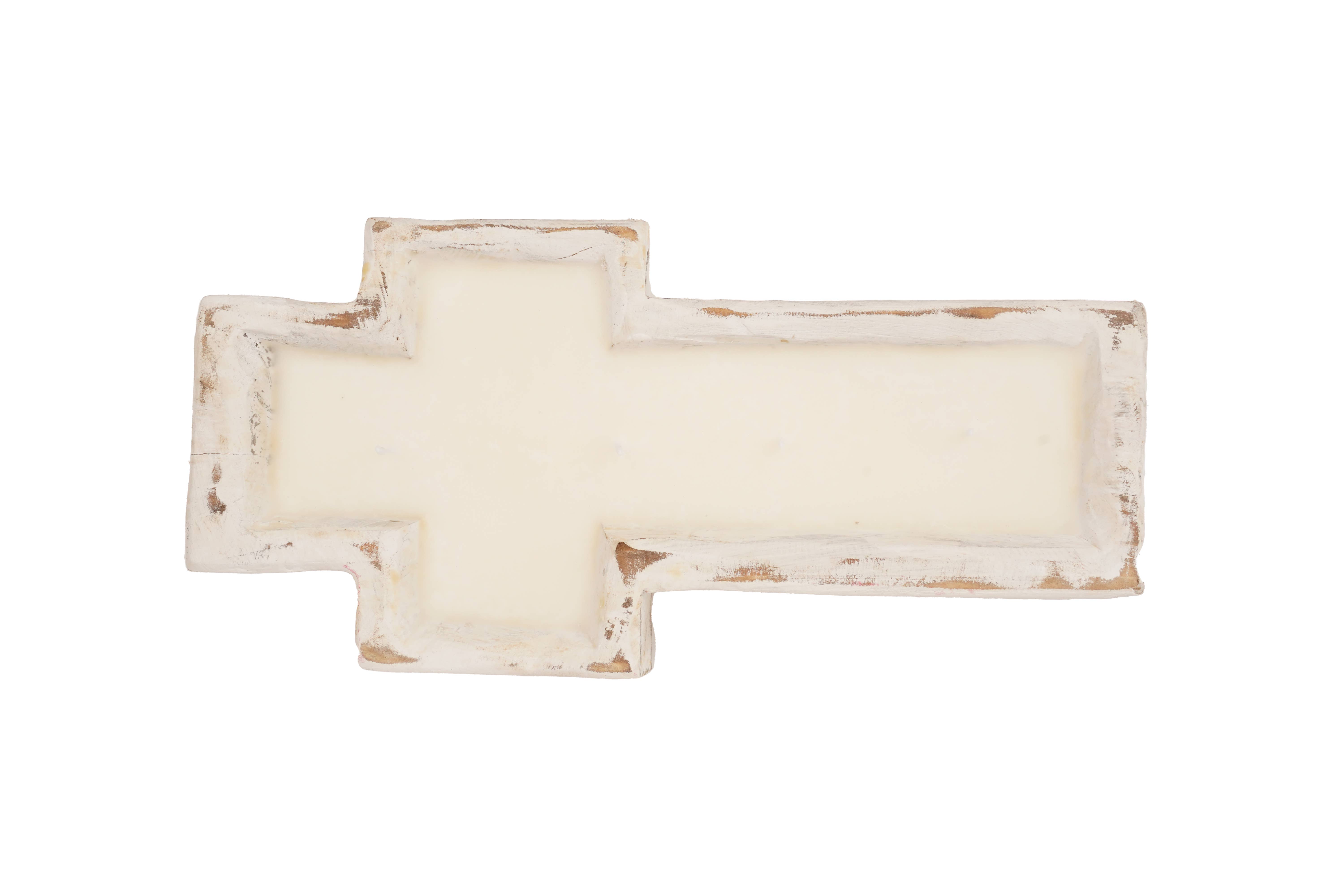 My Amigos Imports – wholesale Ljushållare – Liten korsformad degskål för ljusgjutning, 15x30 cm, välj bland 3 färger1