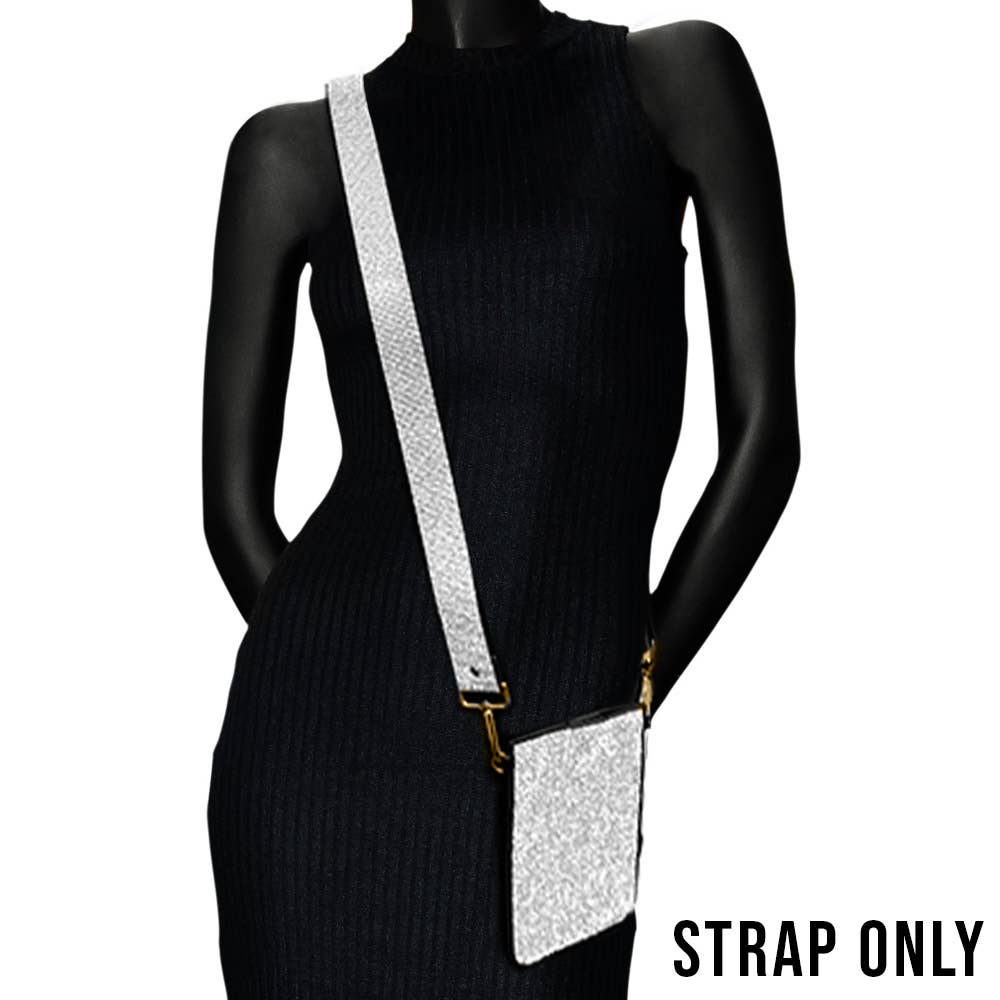 Sensibling Corp. - Wholesale Bag Strap - Women's - Bling Solid Bag Strap1