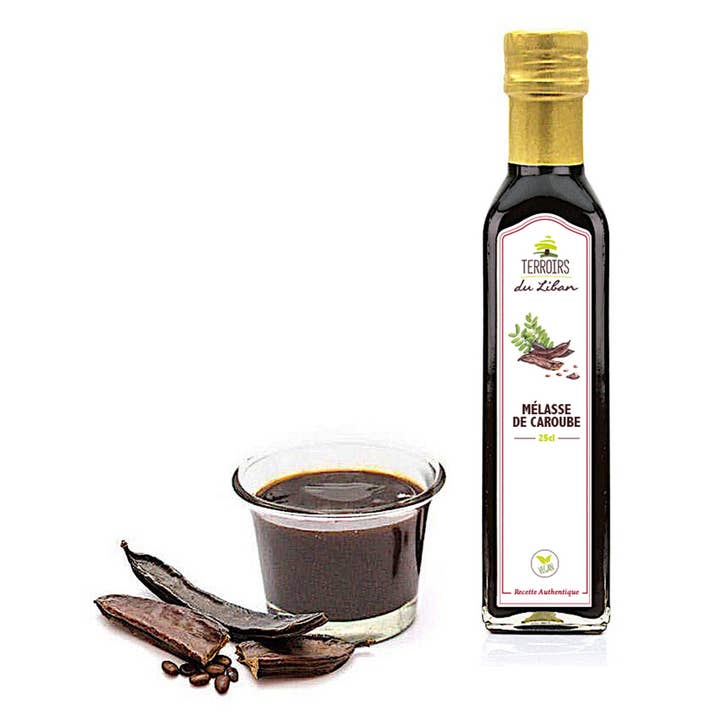 Terroirs du Liban – wholesale Socker – Karobmelass – naturligt flytande socker från karob – 25 cl1