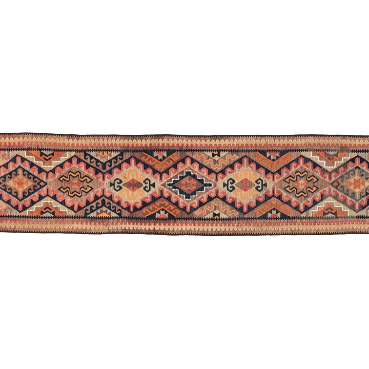 3'4'' x 17'5'' Vintage Handgemaakte Turkse Kilim Loper Vloerkleed voor wholesale door Rugtolia