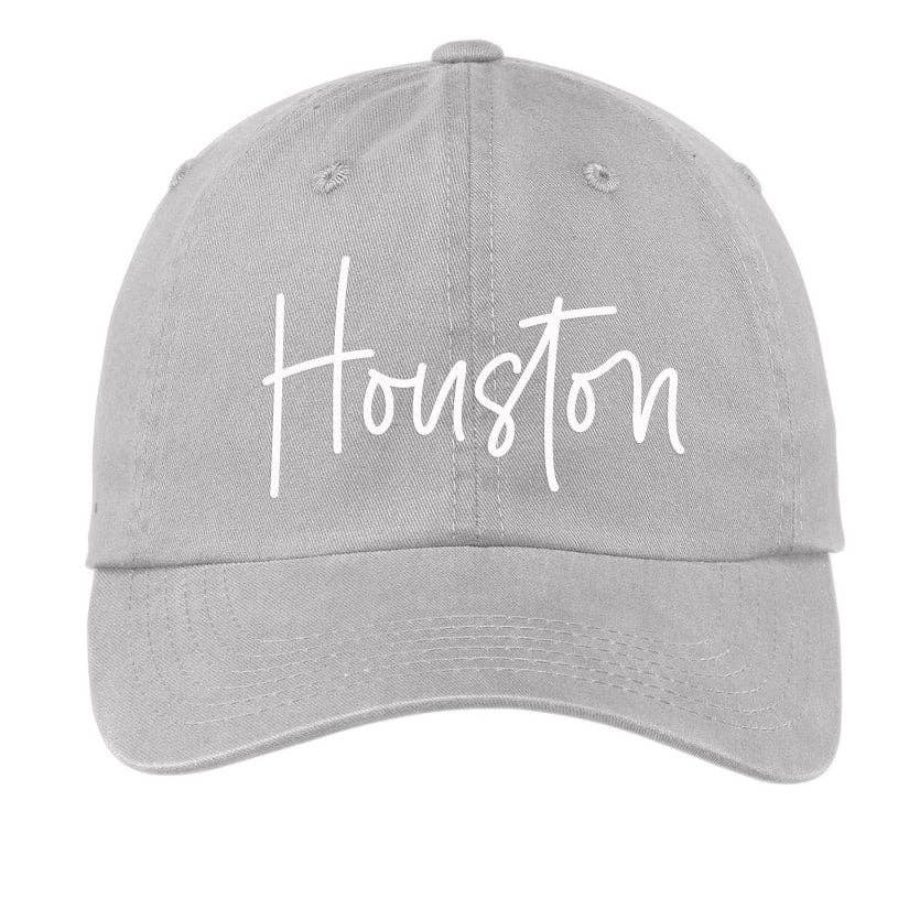 Frankie Jean - Wholesale Baseball Cap - Unisex - Houston Cursive Baseball Cap V113