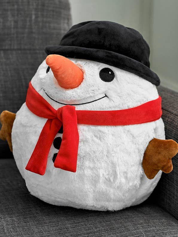 Soft Cuddly Giant Handwarmer Cozy Snowman for wholesale by Cozy Time Ltd