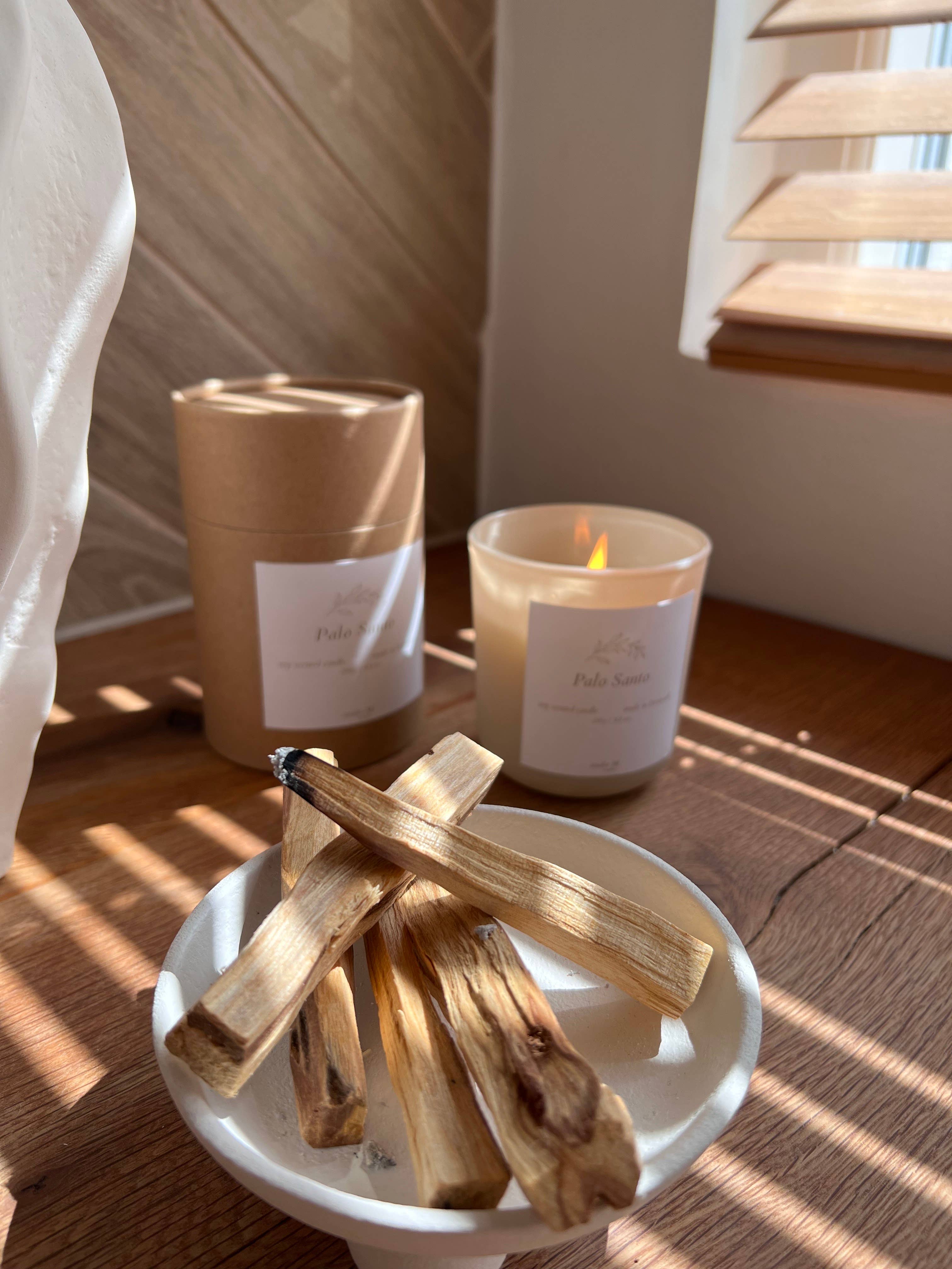 studio M candles - Wholesale Jar/Filled Candle - Palo Santo-Soy Blend Scented Candle 250g1