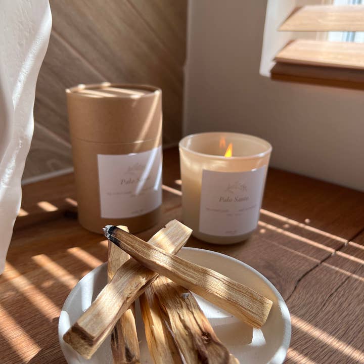 studio M candles - Wholesale Jar/Filled Candle - Palo Santo-Soy Blend Scented Candle 250g1