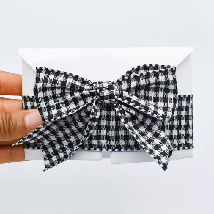 Origami-Geschenkumschlag für Briefpapier, Gingham Bow für den Großhandel von Grounding Lounge