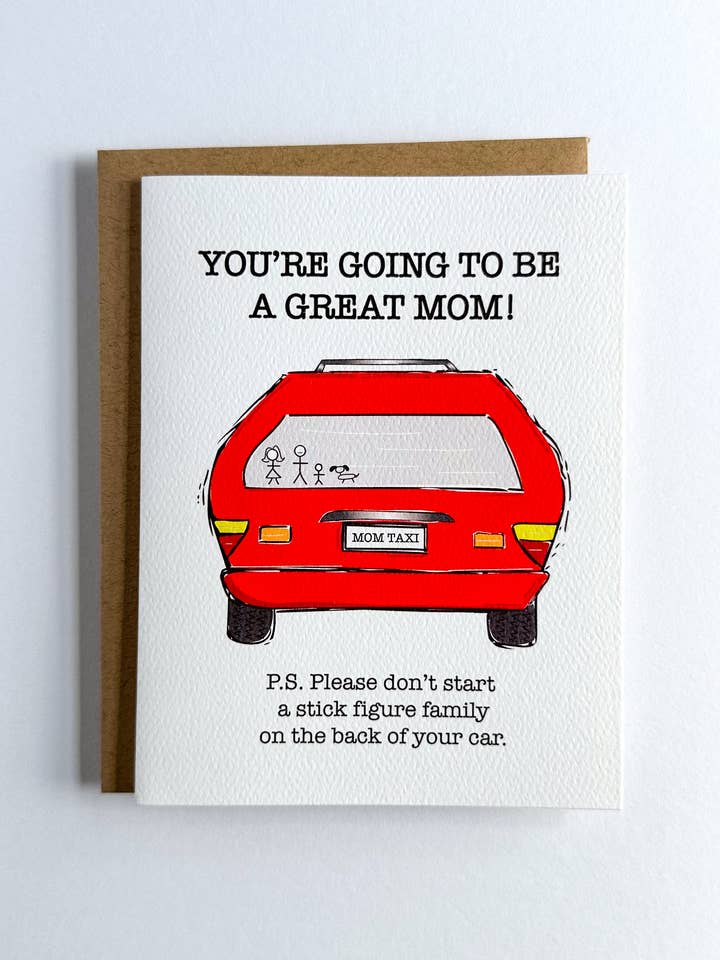 Stick Figura Famiglia New Mom per la vendita all'ingrosso da parte di Wild Card Creations