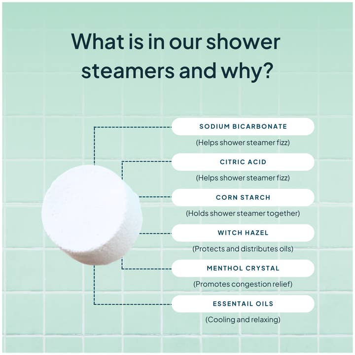 NATURE BEE - Wholesale Shower steamer/bomb - Refreshing Mint Shower Steamers | Nature Bee4