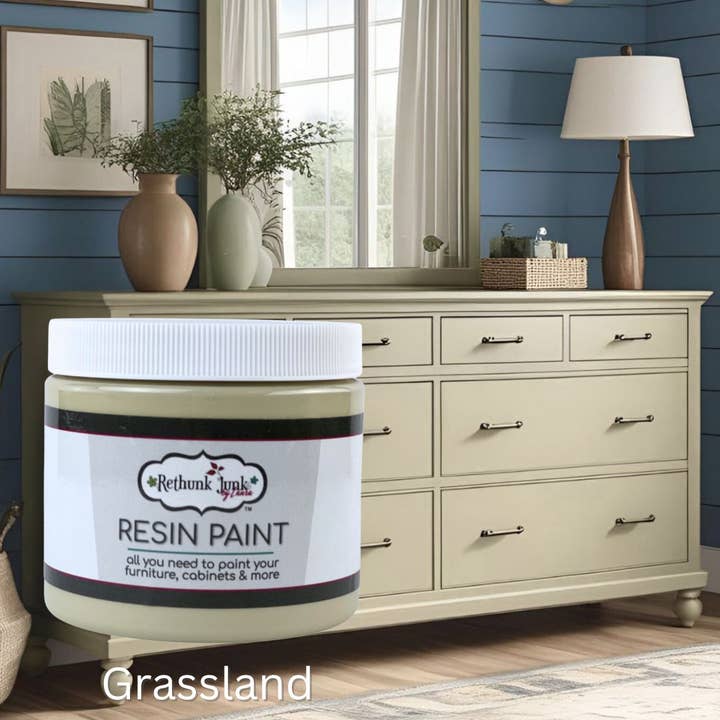 Grassland Resin Infused Paint for Furniture & Cabinets for wholesale by Rethunk Junk by Laura Furniture & Cabinet Paint