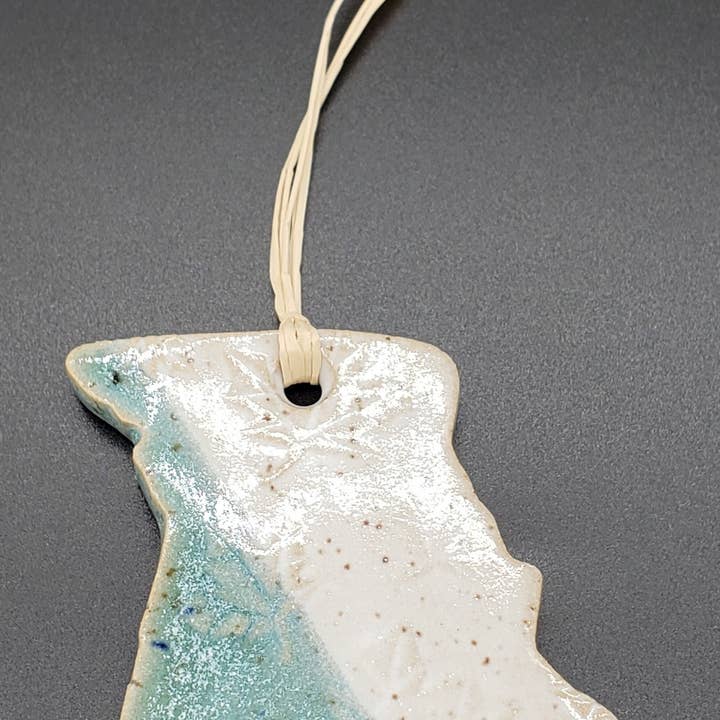 White Squirrel Clayworks - Wholesale Ornament - Asst. Color- Missouri State Handmade Stoneware Ornaments