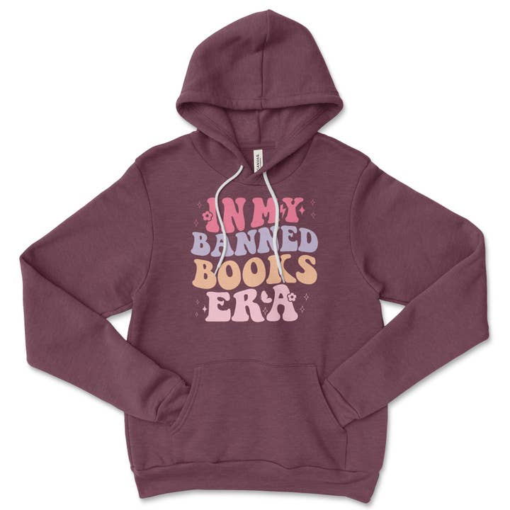 In My Banned Books Era Librarian Hoodie Sweatshirt for wholesale by Keen Bee Studio