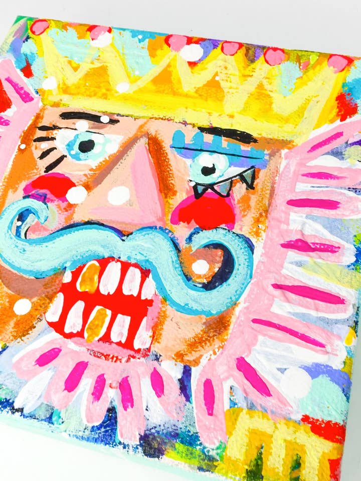 Ronnie Nutcracker Painting Christmas Wall Decor for wholesale by Court&Co.