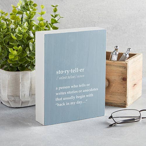 Angle - Wholesale Sign - Chunky Block-G-Storyteller1