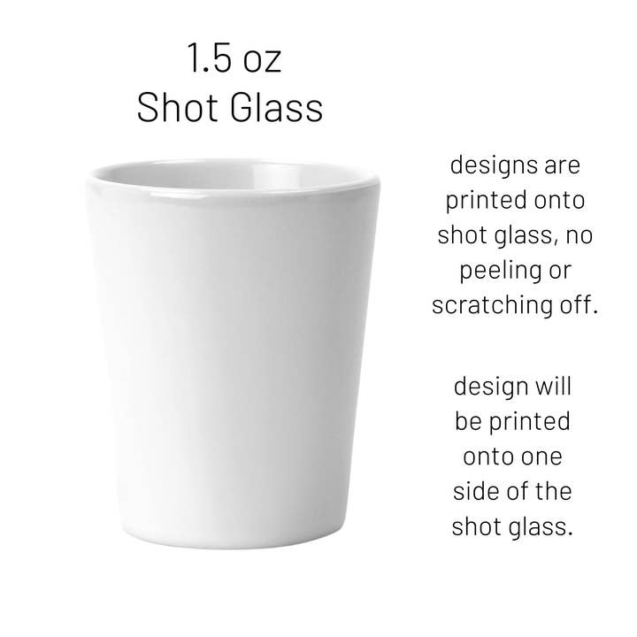 A&A Custom Crafts - Wholesale Shot Glass - Funny Stoner Sloth Shot Glasses (Choose Your Saying)
