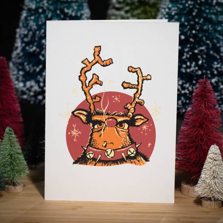 Smokin' Reindeer for wholesale by Brian Barber, Illustration