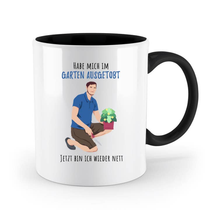 GARTENFAN - Wholesale Coffee Mug - I let off steam in the garden for him - cup