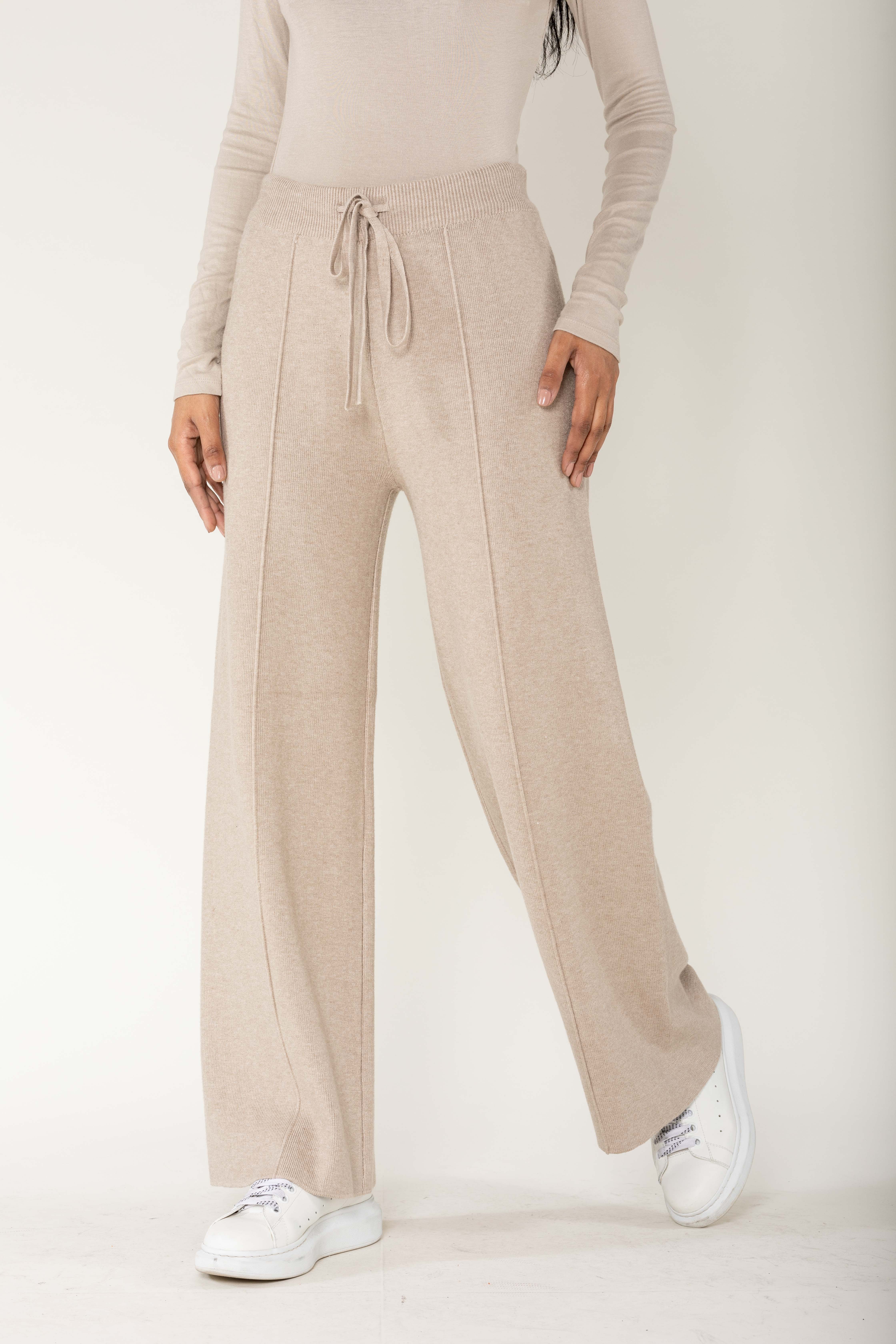 Nina Carter – Engroshandel Bukser - Dame – F025 Flared Cocooning Comfort-strikbukser19