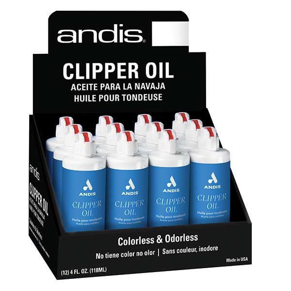 Majestic Wholesale - Wholesale Clippers - Men's - ANDIS CLIPPER OIL COLORLESS ODORLESS 4OZ (12PCS) BOX
