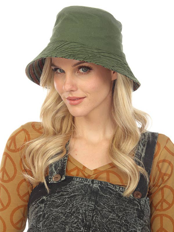 Wood Grain Bucket Hat for wholesale by Lakhays Collection Inc.