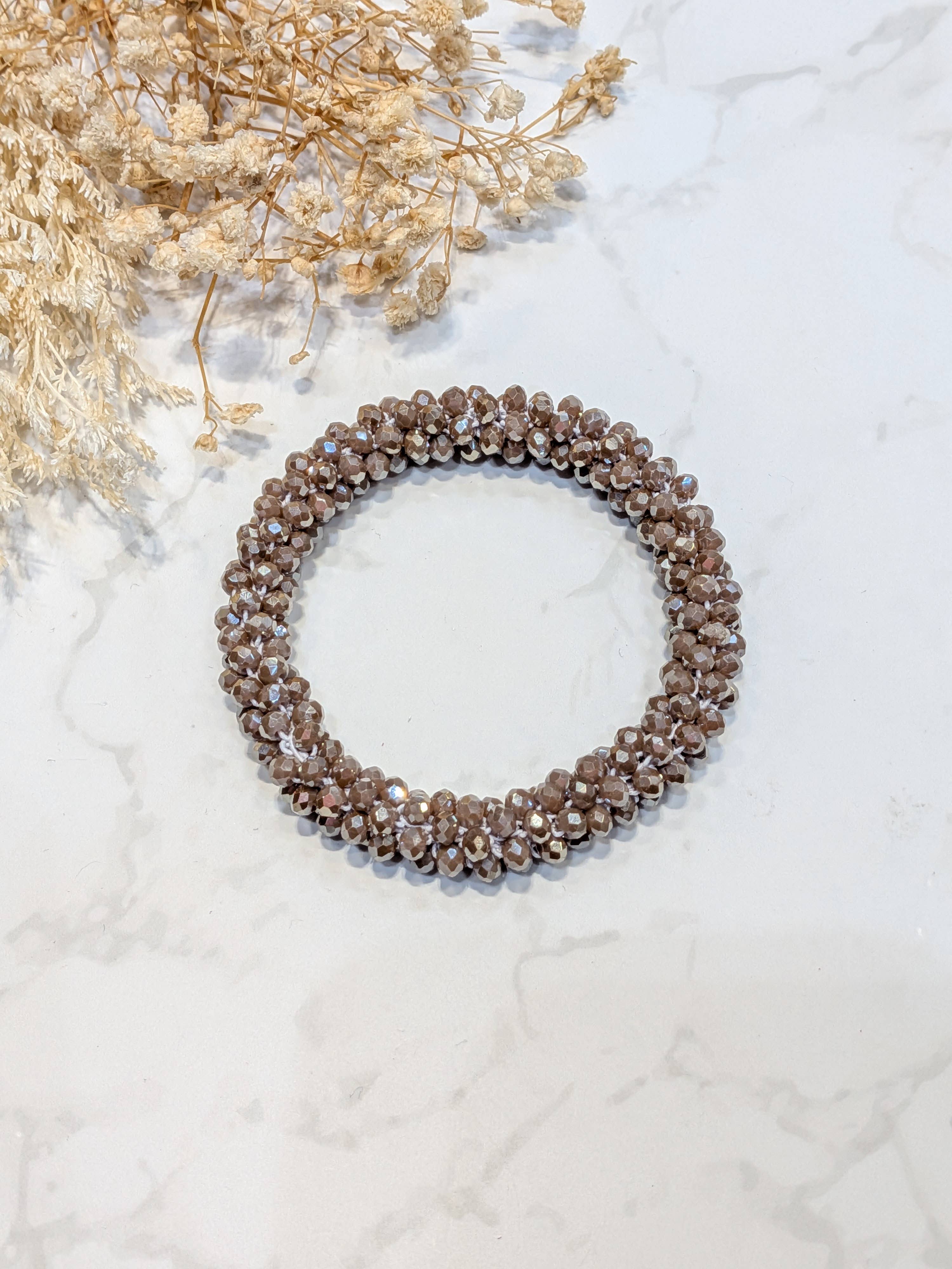 LOLO & YAYA - Wholesale Link & Chain Bracelet - White-tone crystal effect bracelet15