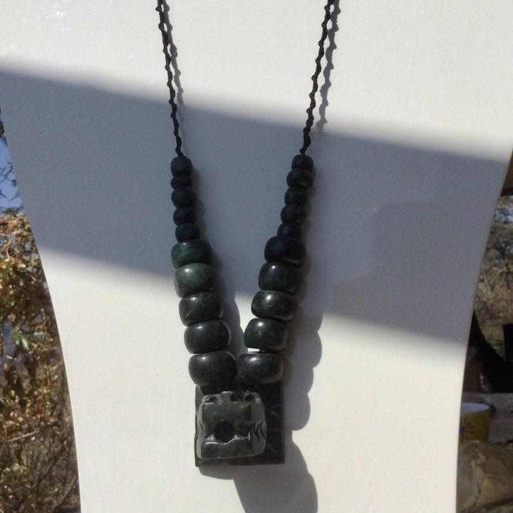 OllinMexica - Wholesale Pendant/Charm Necklace - quetzalcoatl necklace - Feathered Serpent - Ancient Guatemalan jade jewelry style - Mayan Culture kukulkan - Mexican Pre-Columbian3