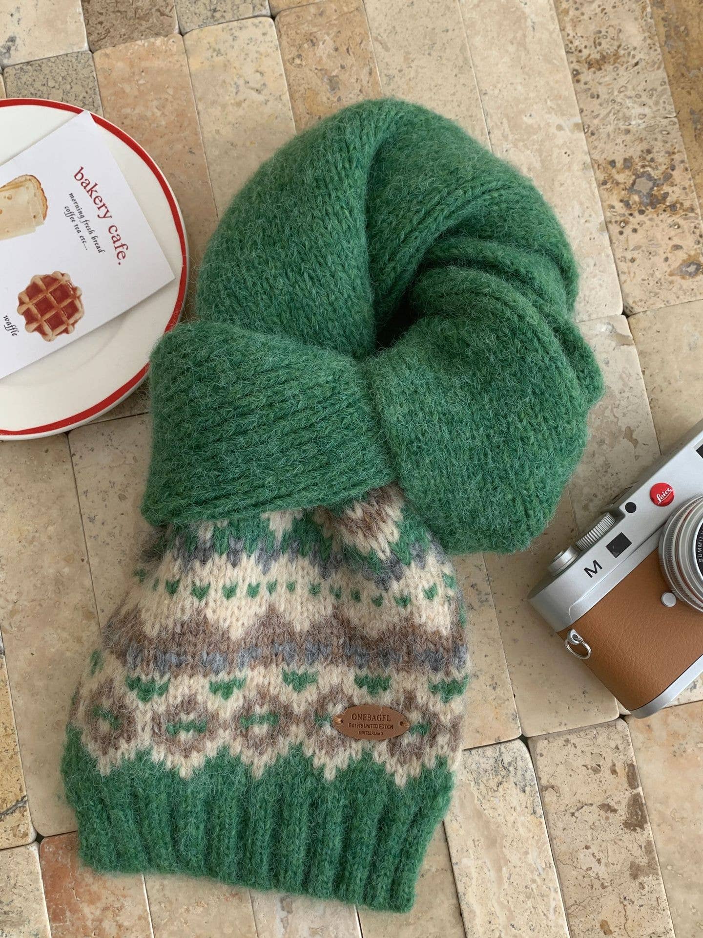 MKS America - Wholesale Scarf - Women's - Vintage Fair Isle Christmas Scarf1