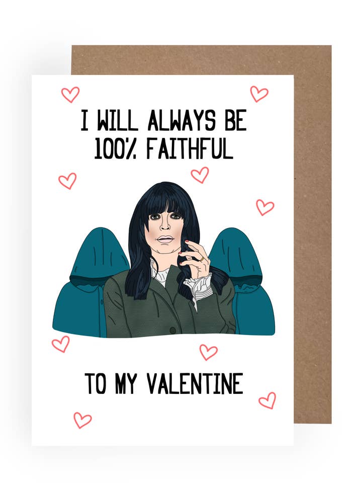 The Traitors Valentine's Day Card for wholesale by Made By Maddocks