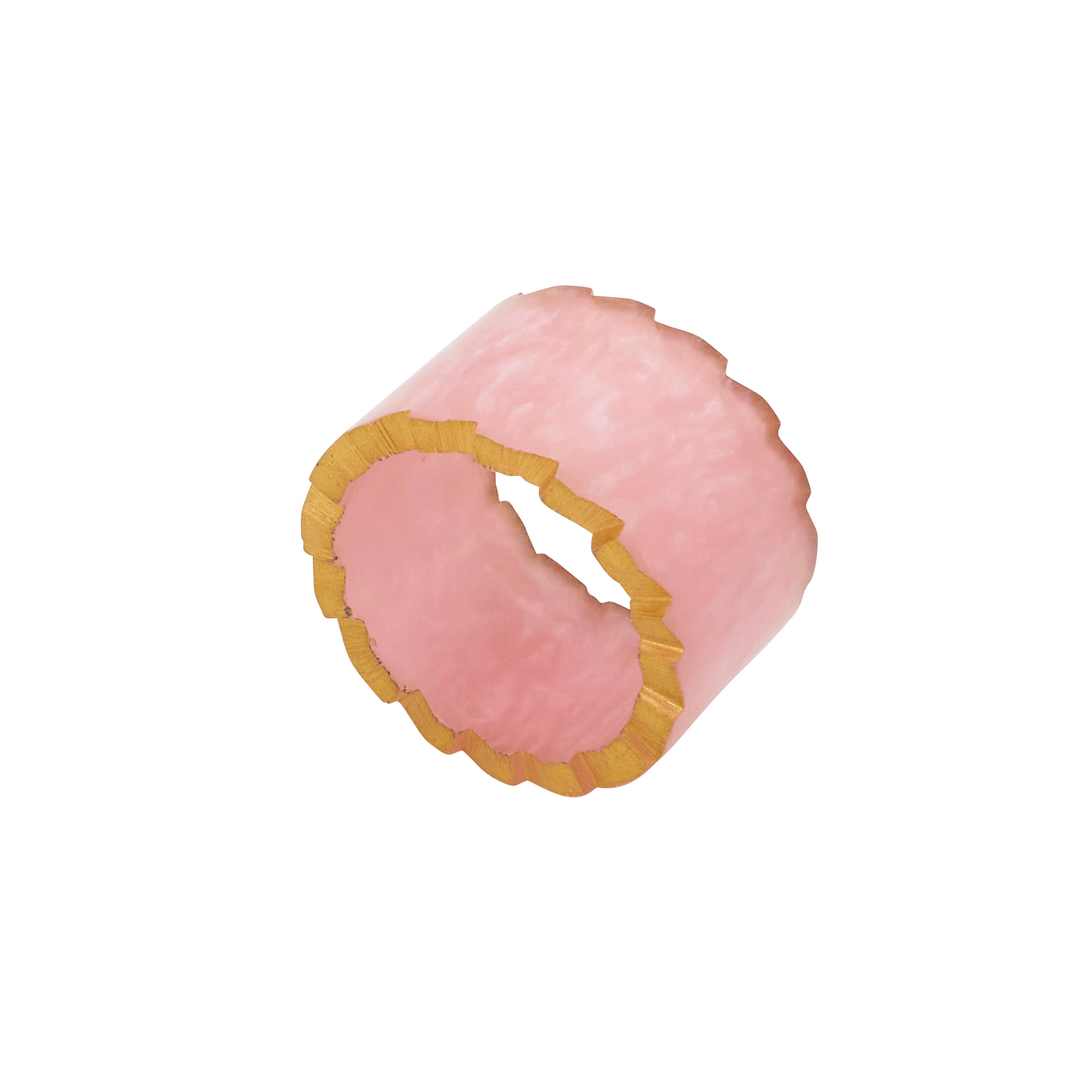 Saro Lifestyle - Vente Rond de serviette - Anneau de serviette Artistry en résine11